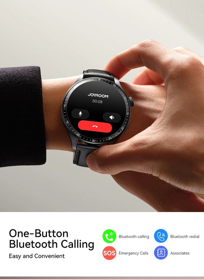 JR-FC2 Pro Classic Series Smart Watches for Men & Women Smartwatch with Bluetooth Make/Answer Calls Fitness Modes and Sleep Modes