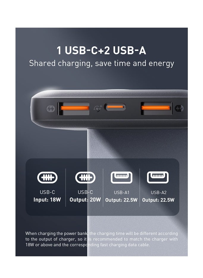 LDNIO Power Bank 10000mAh Ultra Slim Led Digital Display PQ10