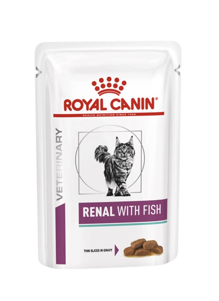 Royal Canin Veterinary Diet Feline Renal with Fish 85gm