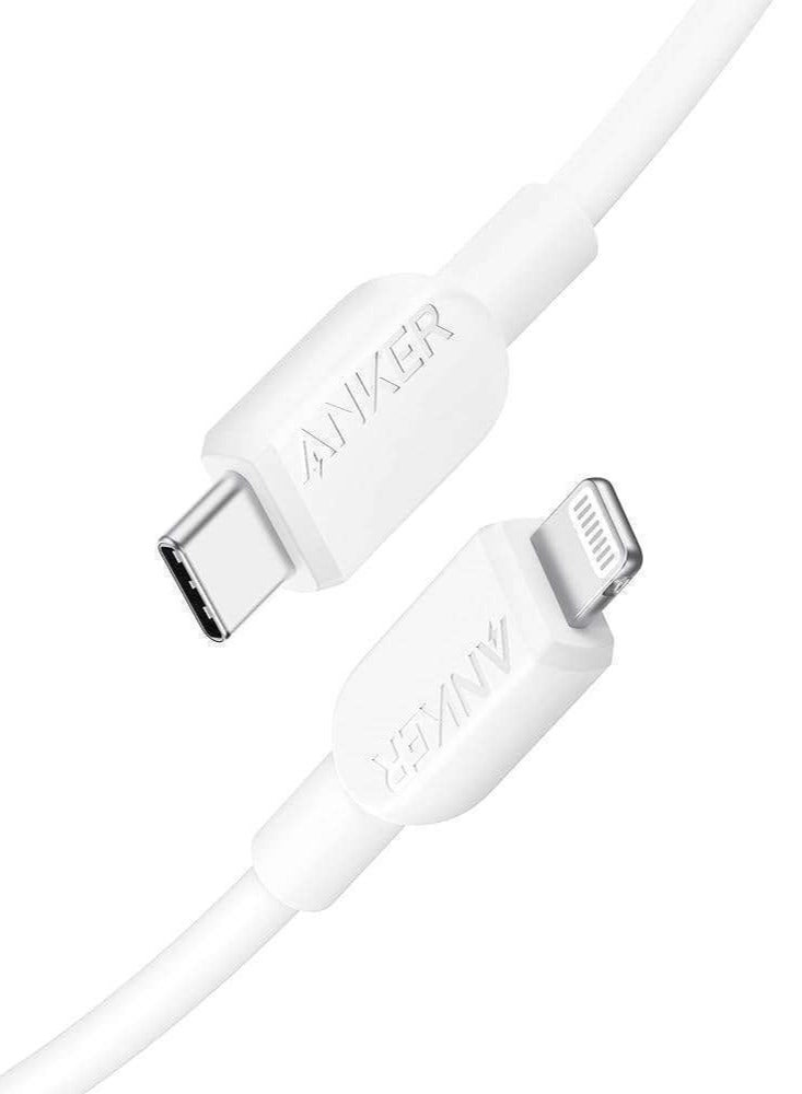 Anker 310 USB- C to Lightning Cable 60W TPE- White