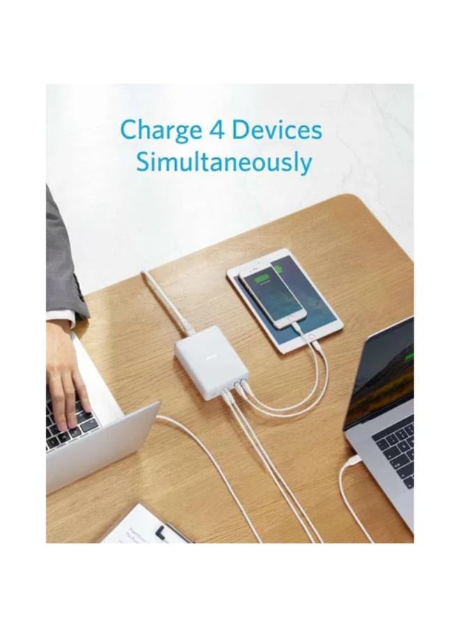 A2041 -Power Port Atom PD 4 100W Charger White