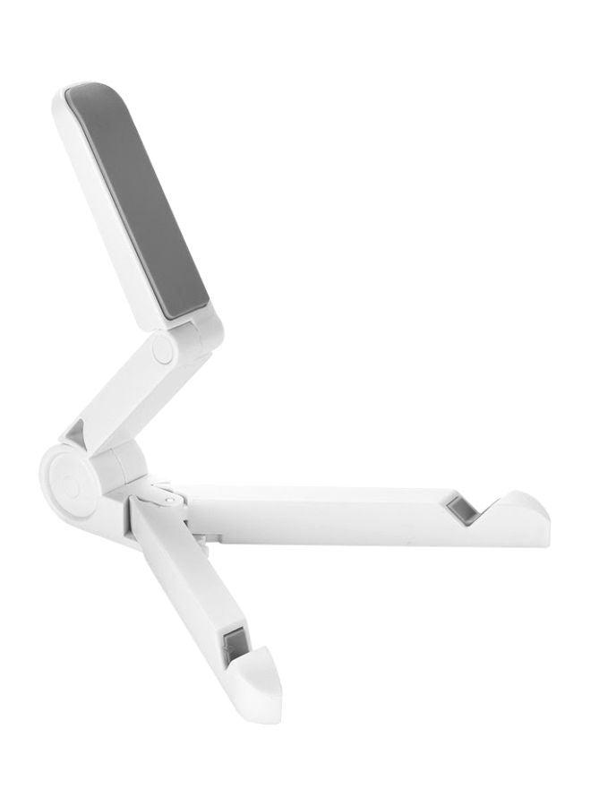 Folding Mobile Phone Holder White/Grey