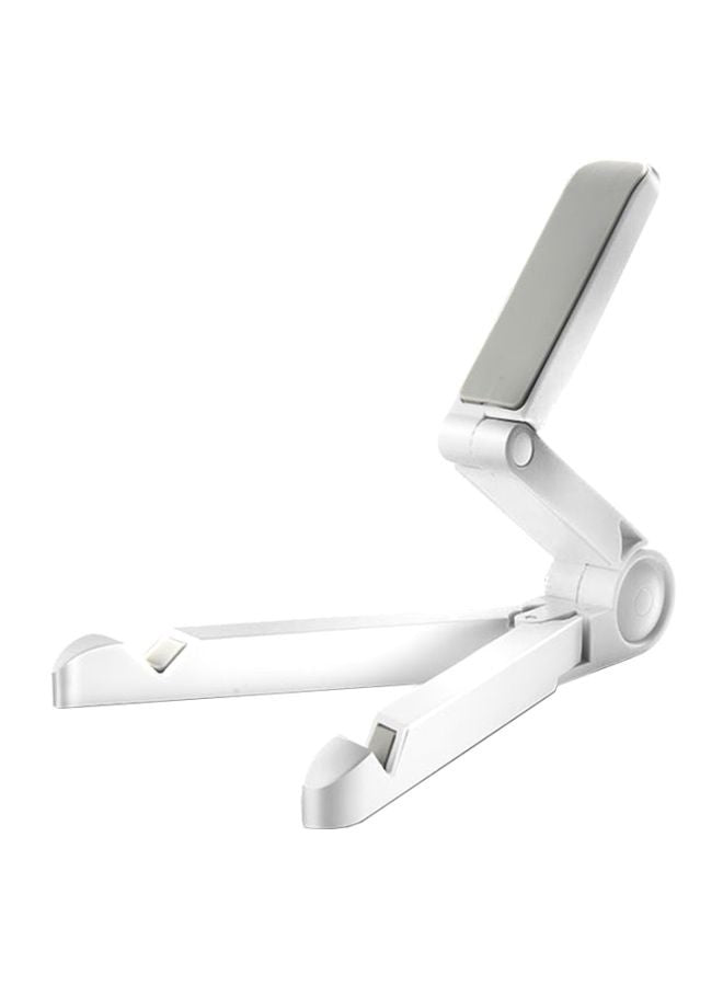 Folding Mobile Phone Holder White/Grey