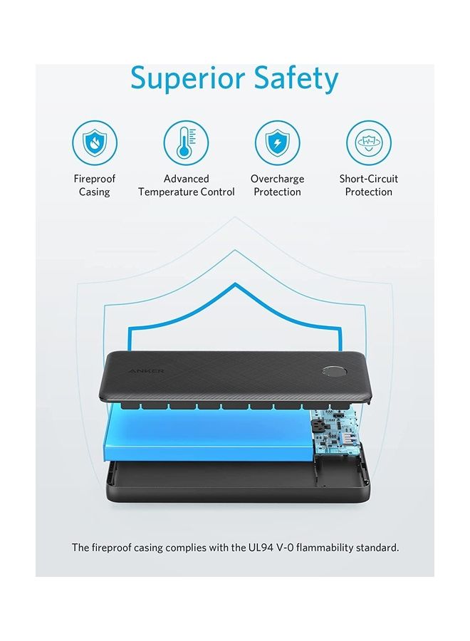 Power Bank, USB-C Portable Charger 10000mAh with 20W Power Delivery, 523 Power Bank (PowerCore Slim 10K PD)