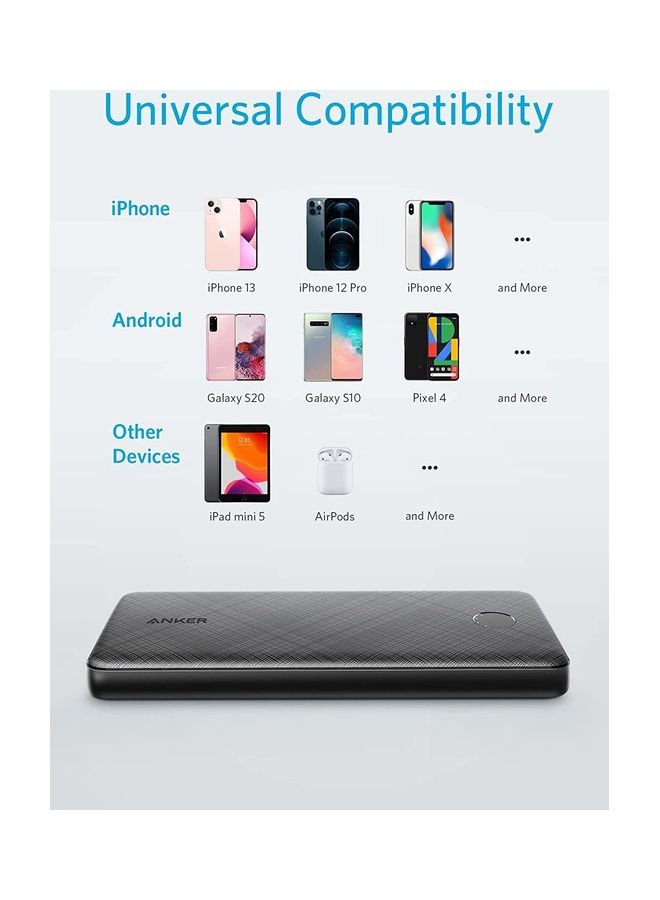 Power Bank, USB-C Portable Charger 10000mAh with 20W Power Delivery, 523 Power Bank (PowerCore Slim 10K PD)