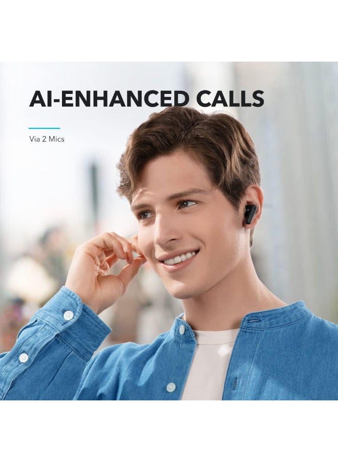 R50i True Wireless Earbuds 10mm Drivers with Big Bass, Bluetooth 5.3, 30H Playtime