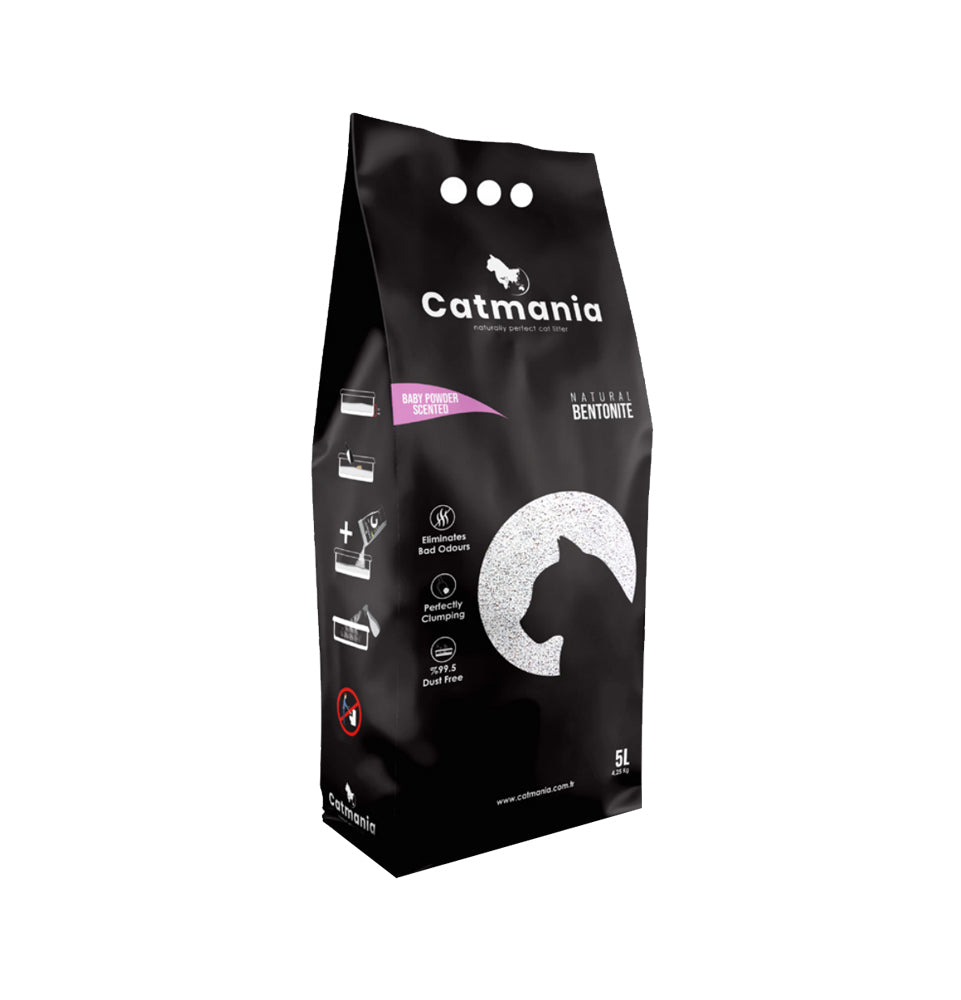 Catmania Litter with Baby powder 5 Liter