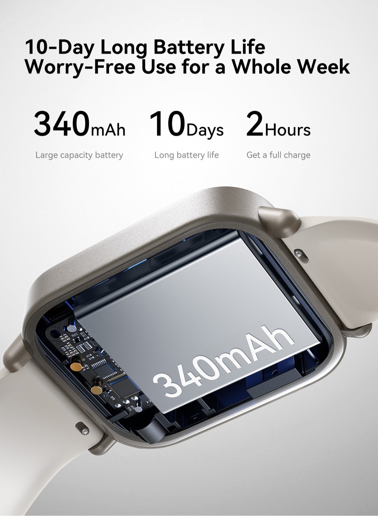 JR-FT3 Smart Watch Can Make and Receive Calls 1.96-inch HD Screen