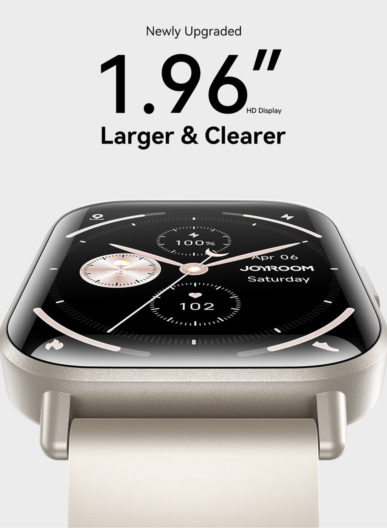 JR-FT3 Smart Watch Can Make and Receive Calls 1.96-inch HD Screen