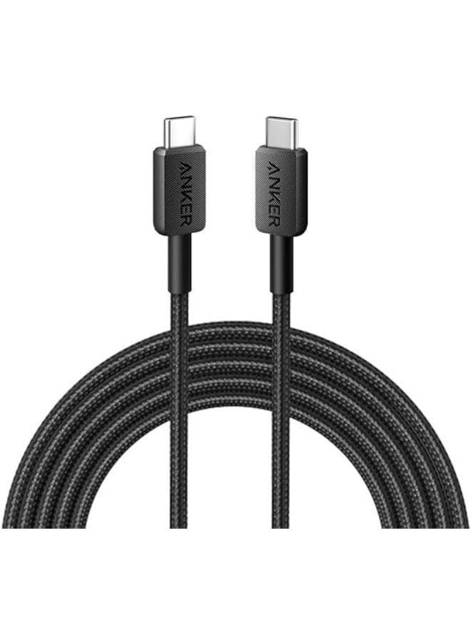 322 USB-C to USB-C Cable 3 fT 60W USB-C Charger Cable