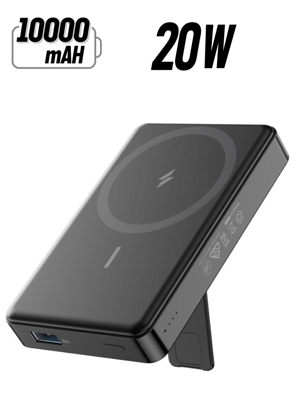 Anker 10000 mAh Magnetic Wireless Power Bank With Stand, Supports 20W Fast Charging with USB-C