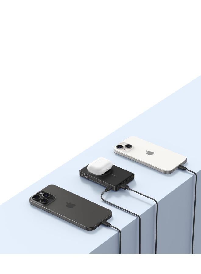 Anker 10000 mAh Magnetic Wireless Power Bank With Stand, Supports 20W Fast Charging with USB-C