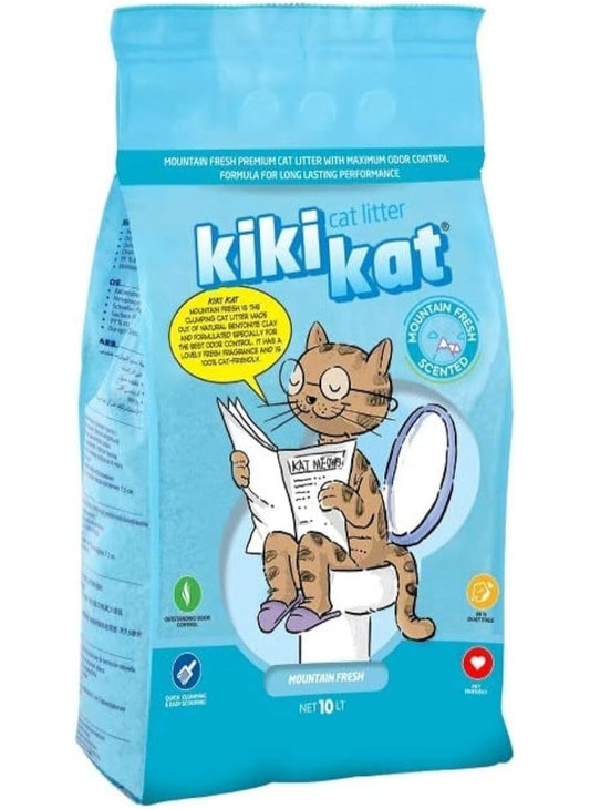 KikiKat Cat Litter Mountain Fresh 10L