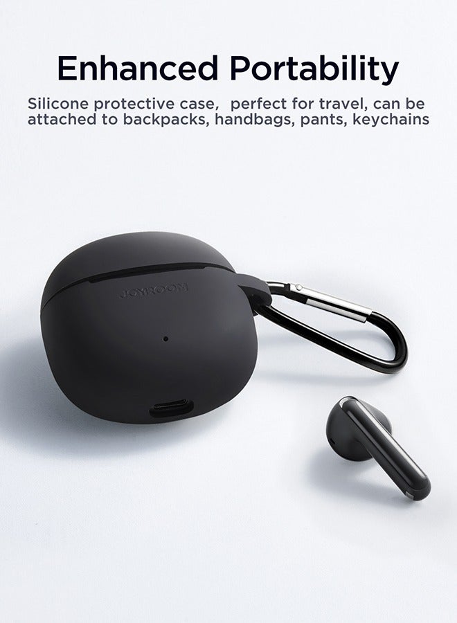 JR-FB1 In-Ear True Wireless Bluetooth 5.3 IP54 Waterproof With Charging Box And Protective Cover Black