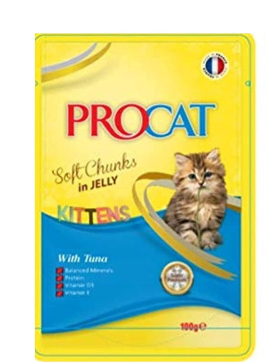 Procat Kittens Soft with Tuna in Jelly – 100g