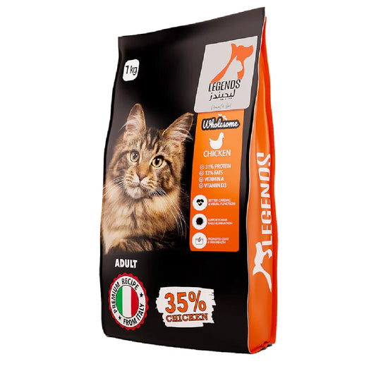 Legends Wholesome Chicken Feed For Adult Cats 1 KG