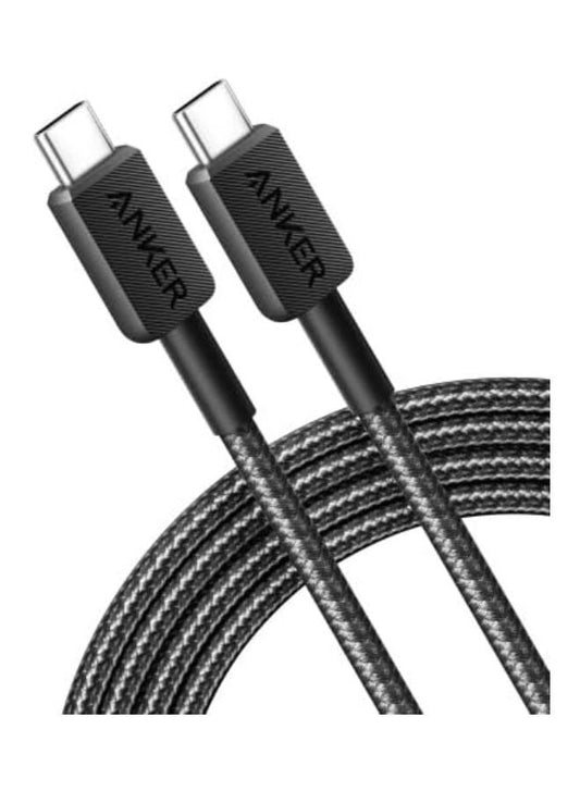322 USB-C to USB-C Cable 3 fT 60W USB-C Charger Cable
