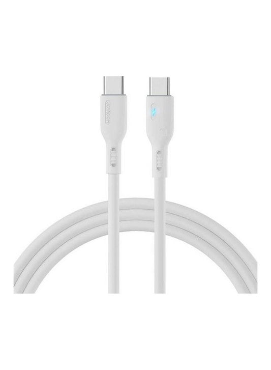 100W Power Delivery PD Fast Charge Cable Usb C To Usb C White