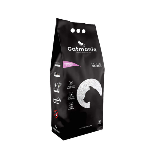 Catmania Litter with Baby powder 5 Liter