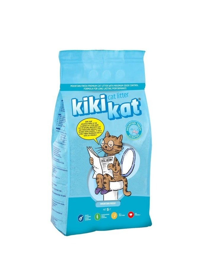KikiKat Cat Litter Mountain Fresh 5L
