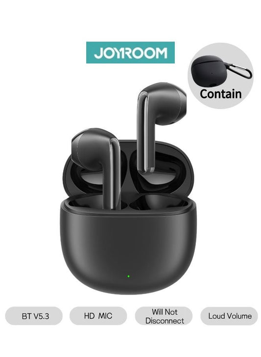 JR-FB1 In-Ear True Wireless Bluetooth 5.3 IP54 Waterproof With Charging Box And Protective Cover Black